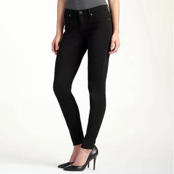 Rock & Republic Kashmere Black Skinny Jeans Size 6 - Picture 1 of 6